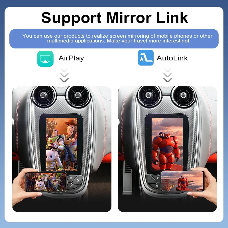 Wireless CarPlay Android Auto Adapter Box Compatible for  12C 650S 570S 600LT 540C 675LT CarPlay Integration Module